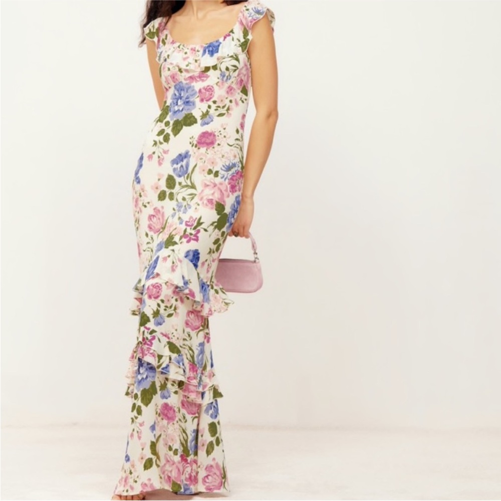Reformation Tripoli Floral dress size 0 floral Donna dress